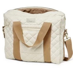 Large Quilted Baby Changing Bag - Classic Camel Stripes(Cam Cam Large Quilted Baby Changing Bag Classic Camel Stripes)