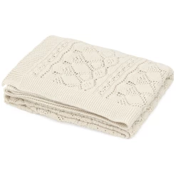Pointelle Throw - Off White(Cam Cam Pointelle Throw Off White)