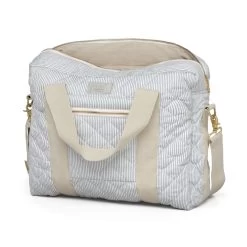 Quilted Baby Changing Bag - Classic Blue Stripes(Cam Cam Copenhagen Quilted Baby Changing Bag Classic Blue Stripes)