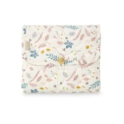 Quilted Changing Mat - Pressed Leaves Rose(Cam Cam Copenhagen Quilted Changing Mat Pressed Leaves Rose)