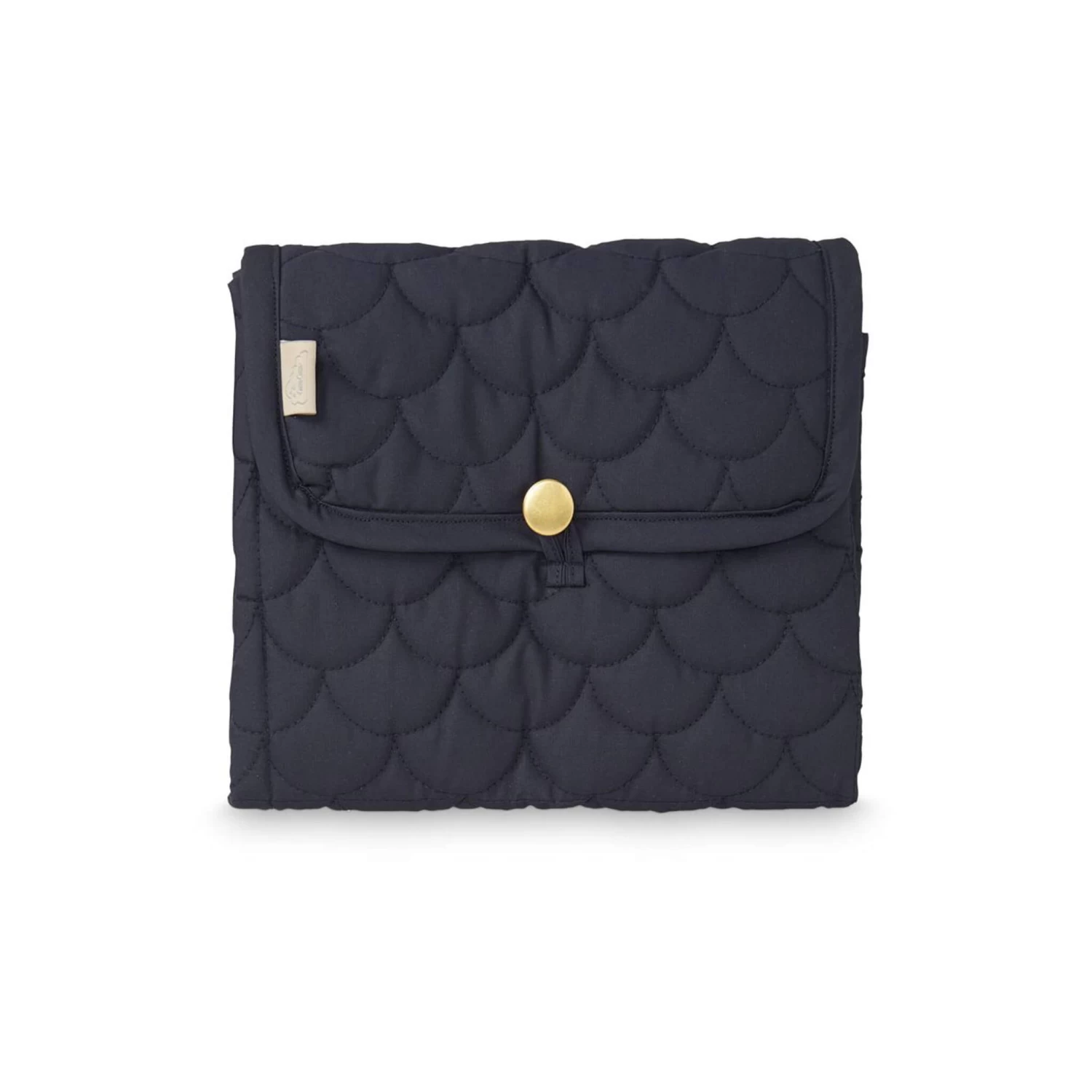 Quilted Baby Changing Mat - Navy(Cam Cam Copenhagen Quilted Baby Changing Mat Navy)