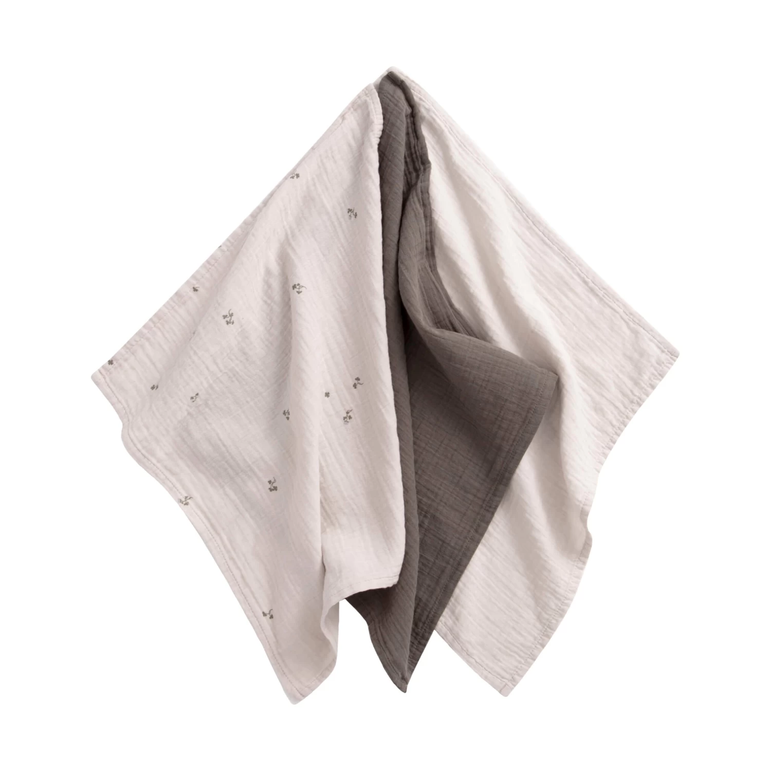Muslin Cloths - Set Of 3 - Folia(Garbo And Freinds Folia Muslin Cloths Set Of 3) - Image 3