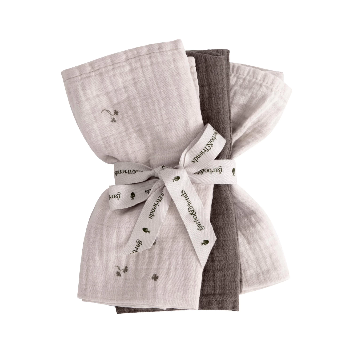 Muslin Cloths - Set Of 3 - Folia(Garbo And Freinds Folia Muslin Cloths Set Of 3)