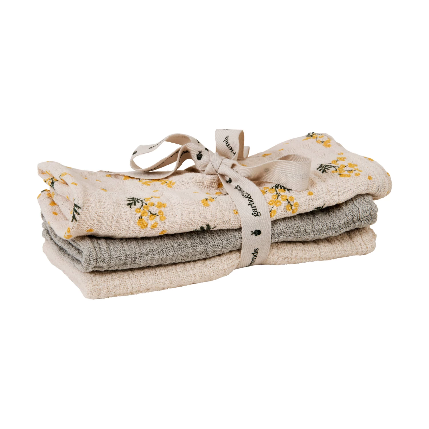Muslin Cloths - Set Of 3 - Mimosa(Garbo And Friends Mimosa Muslin Cloths Set Of 3)