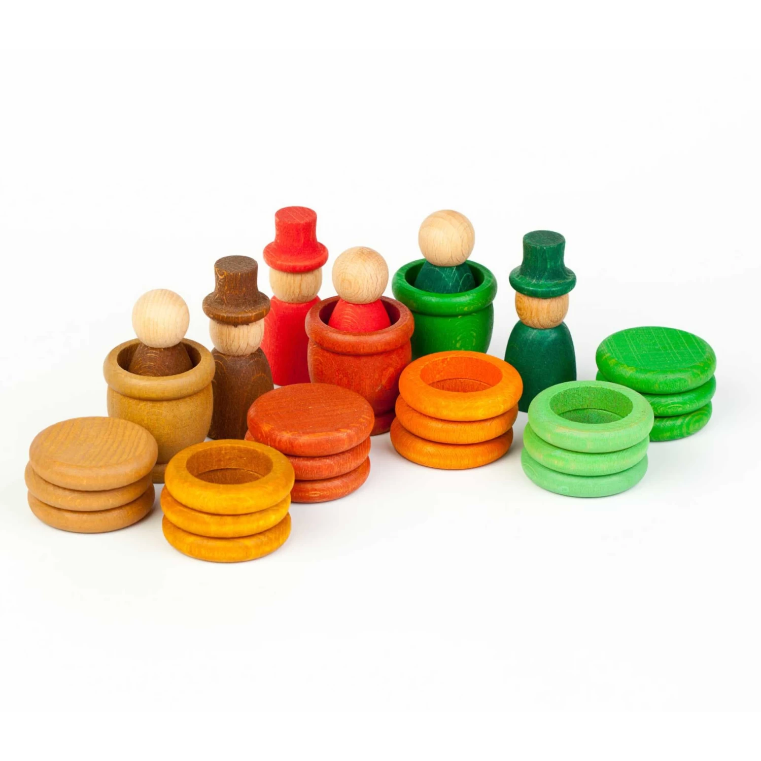 Aguamarina Autumn Nins Play Set(Grapat Aguamarina Autumn Nins Wooden Play Set)