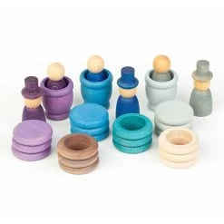 Aguamarina Winter Nins Play Set(Grapat Aguamarina Winter Nins Wooden Play Set)