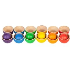 Wooden Bowls And Balls Set(Grapat Wooden Bowls And Balls Set)