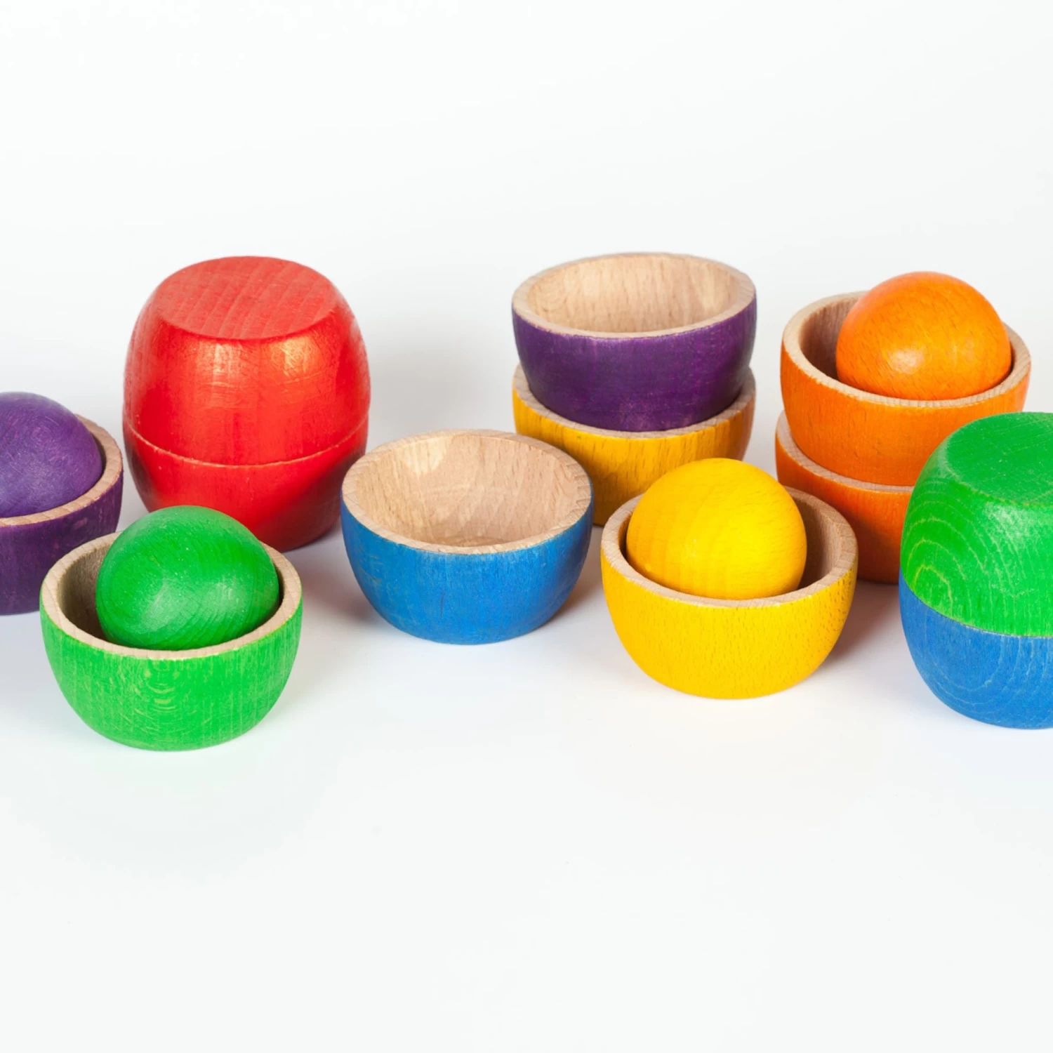 Wooden Bowls And Balls Set(Grapat Wooden Bowls And Balls Set) - Image 2