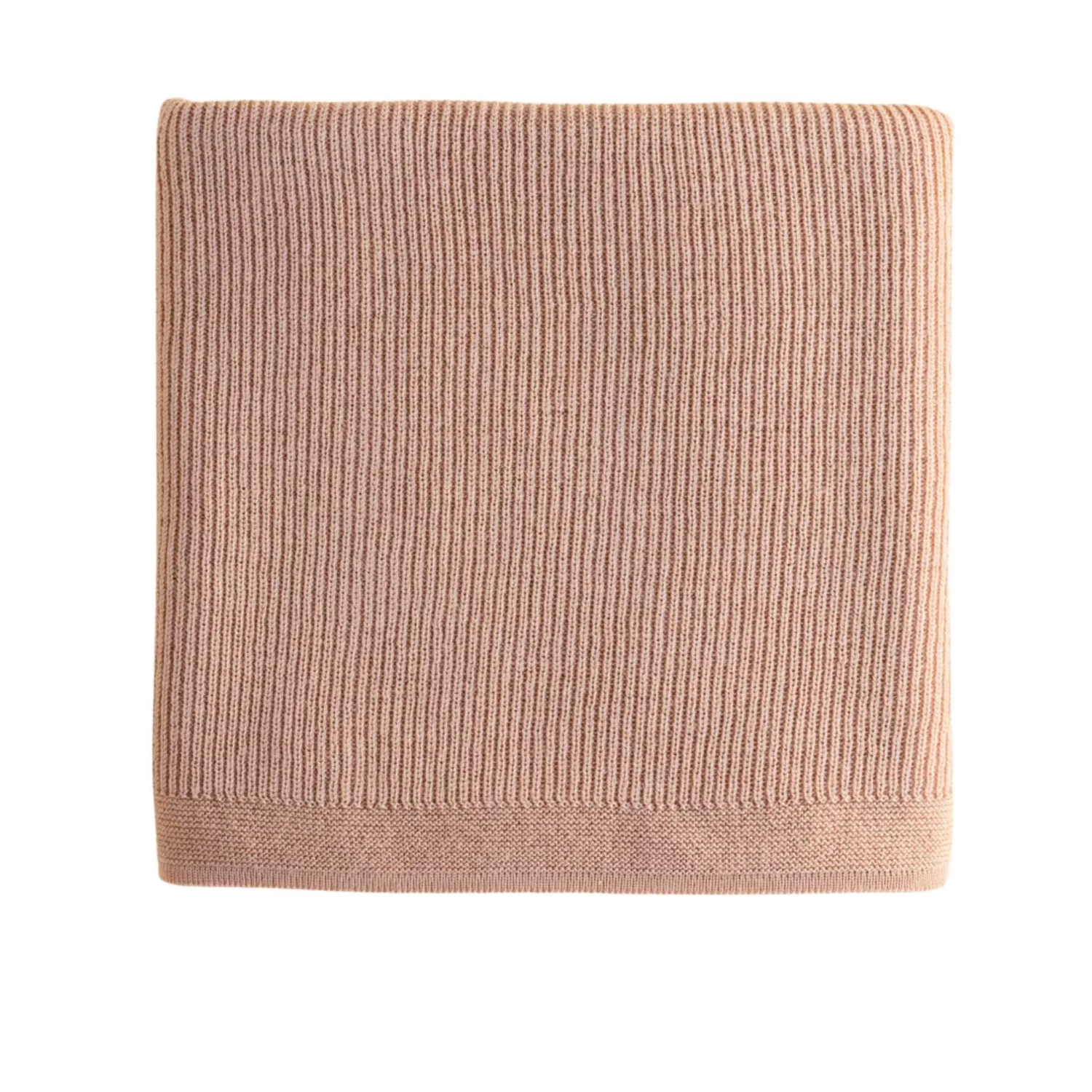 Felix Merino Wool Blanket - Rose(Hvid Felix Merinowool Blanket Rose)
