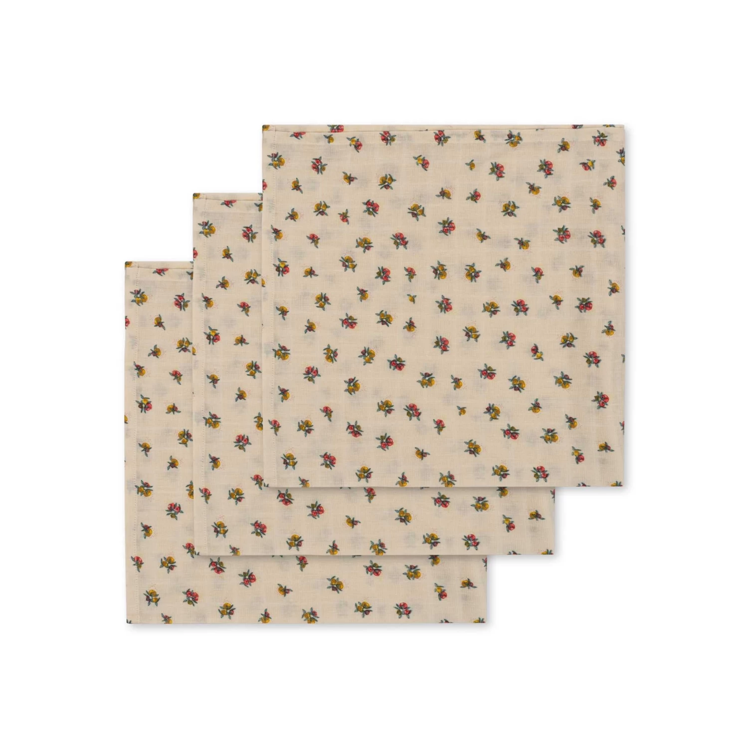 Muslin Cloth - Peonia (3 Pack)(Konges Slojd Muslin Cloth Peonia 3 Pack) - Image 2