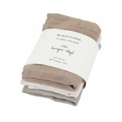 Muslin Cloth - Rose Dust (3 Pack)(Muslin Cloth Rose Dust 3 Pack)