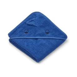 Albert Baby Hooded Towel - Dino Surf Blue(Liewood Albert Baby Hooded Towel Dino Surf Blue)