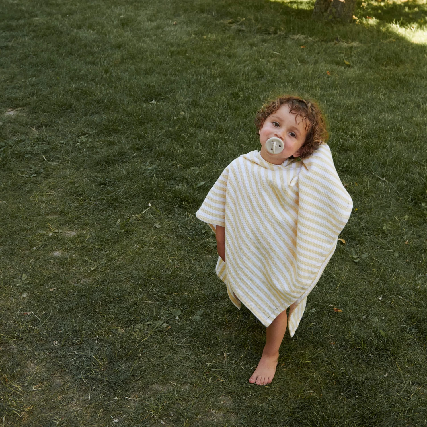 Paco Poncho - Pale Tuscany Stripe (Various Sizes)(Liewood Paco Poncho Pale Tuscany Stripe Various Sizes) - Image 3