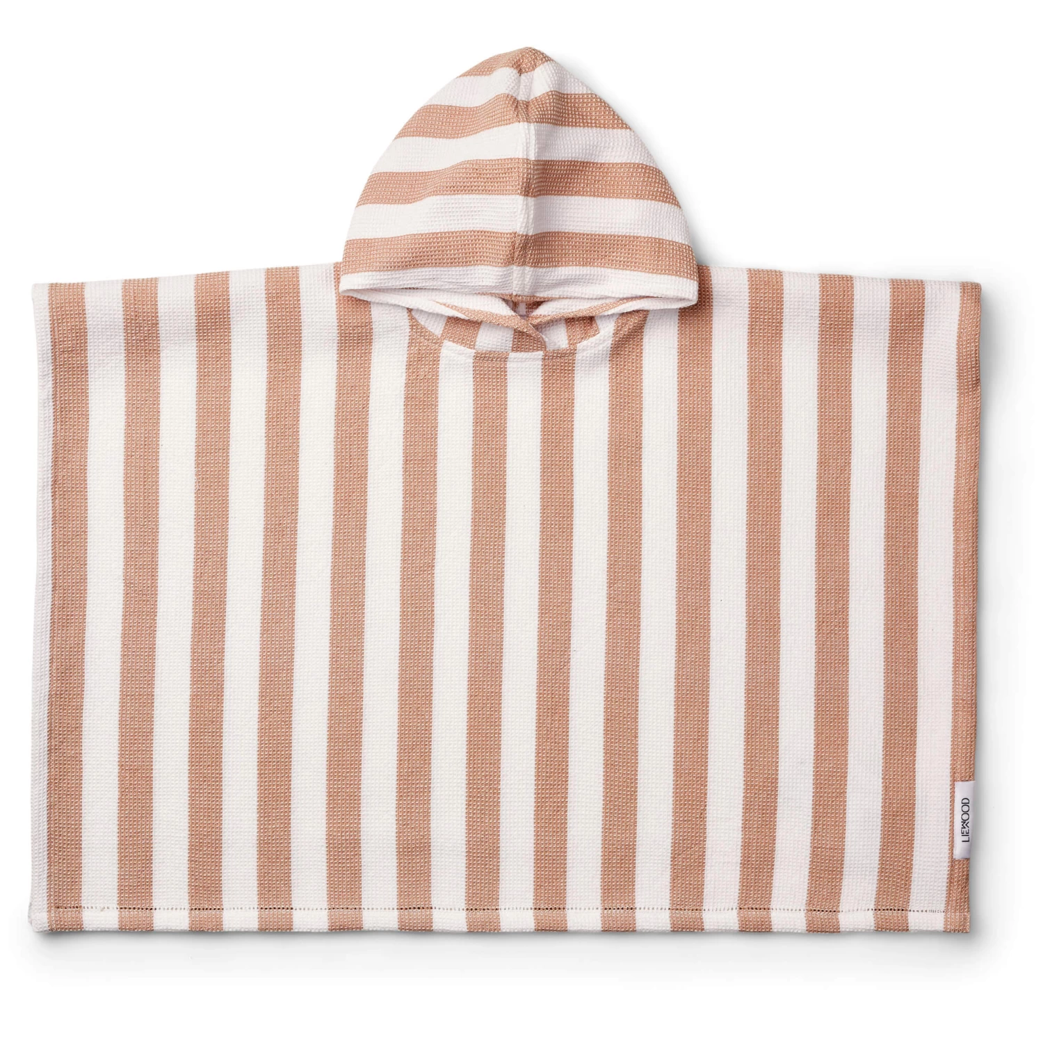 Paco Poncho - Pale Tuscany Stripe (Various Sizes)(Liewood Paco Poncho Pale Tuscany Stripe Various Sizes)