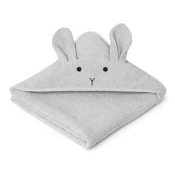 Augusta Hooded Towel - Rabbit(Liewood Augusta Hooded Towel Rabbit)