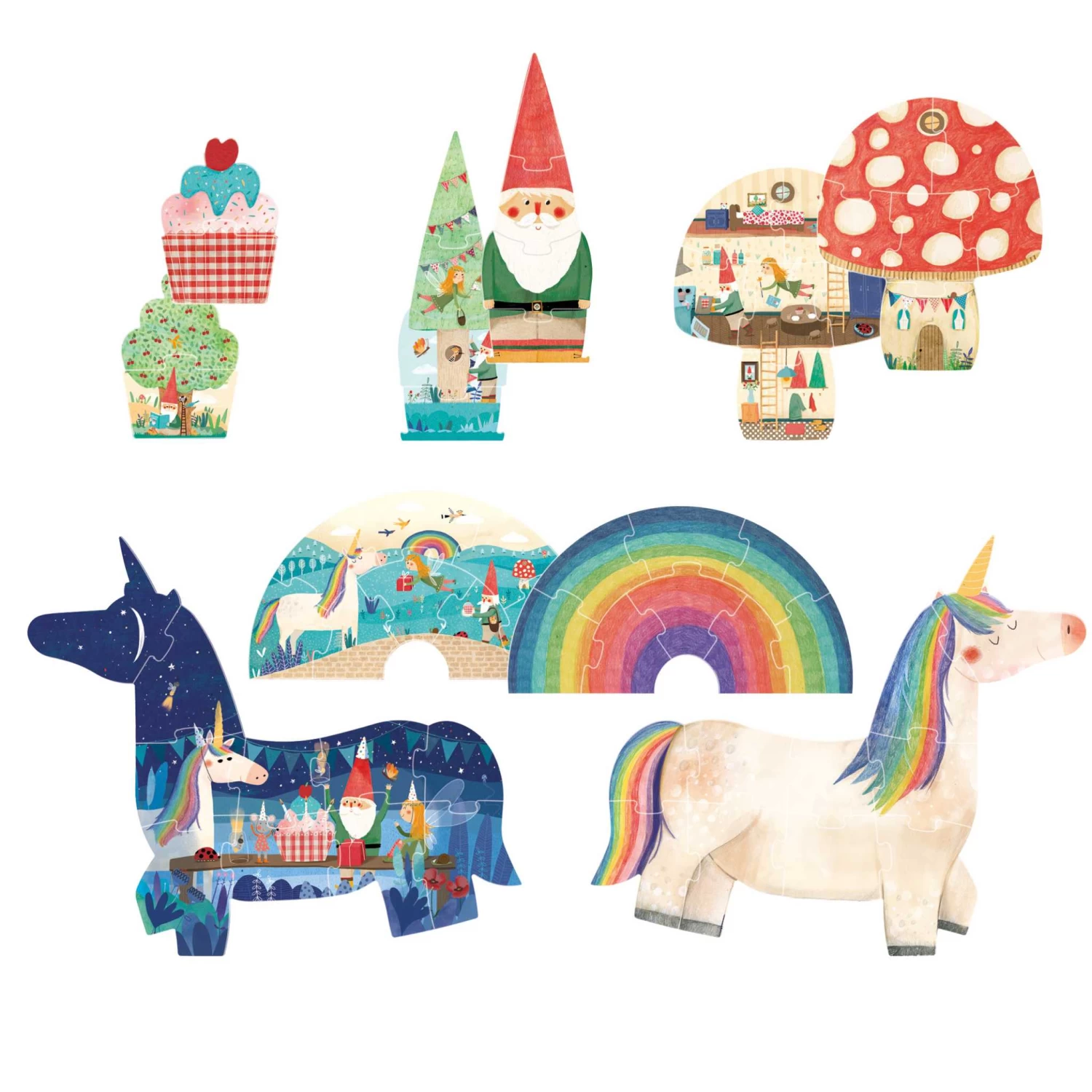 Happy Birthday Unicorn Jigsaw (Age 3+)(Londji Happy Birthday Unicorn Jigsaw Age 3) - Image 2