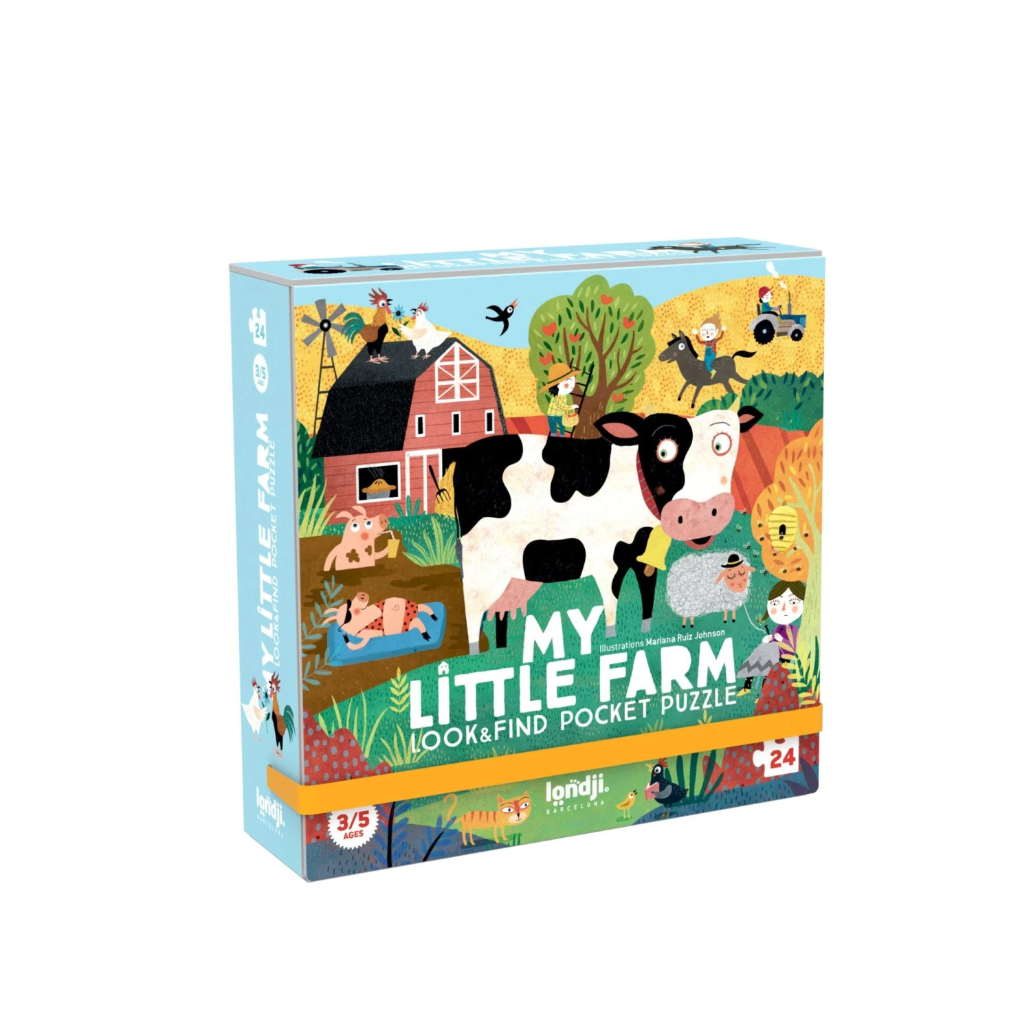 My Little Farm Pocket Jigsaw (Age 3+)(Londji My Little Farm Pocket Jigsaw Age 3 Plus)