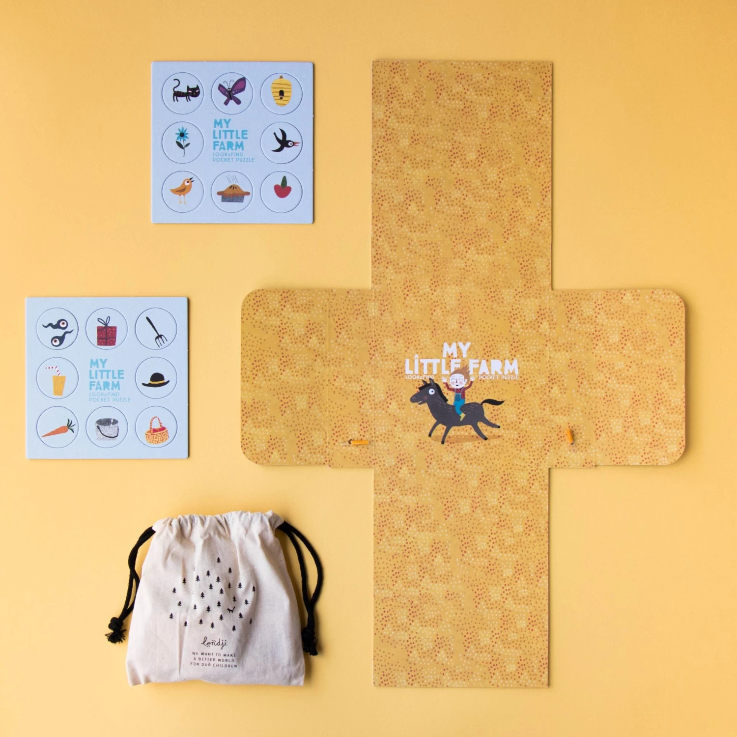 My Little Farm Pocket Jigsaw (Age 3+)(Londji My Little Farm Pocket Jigsaw Age 3 Plus) - Image 7