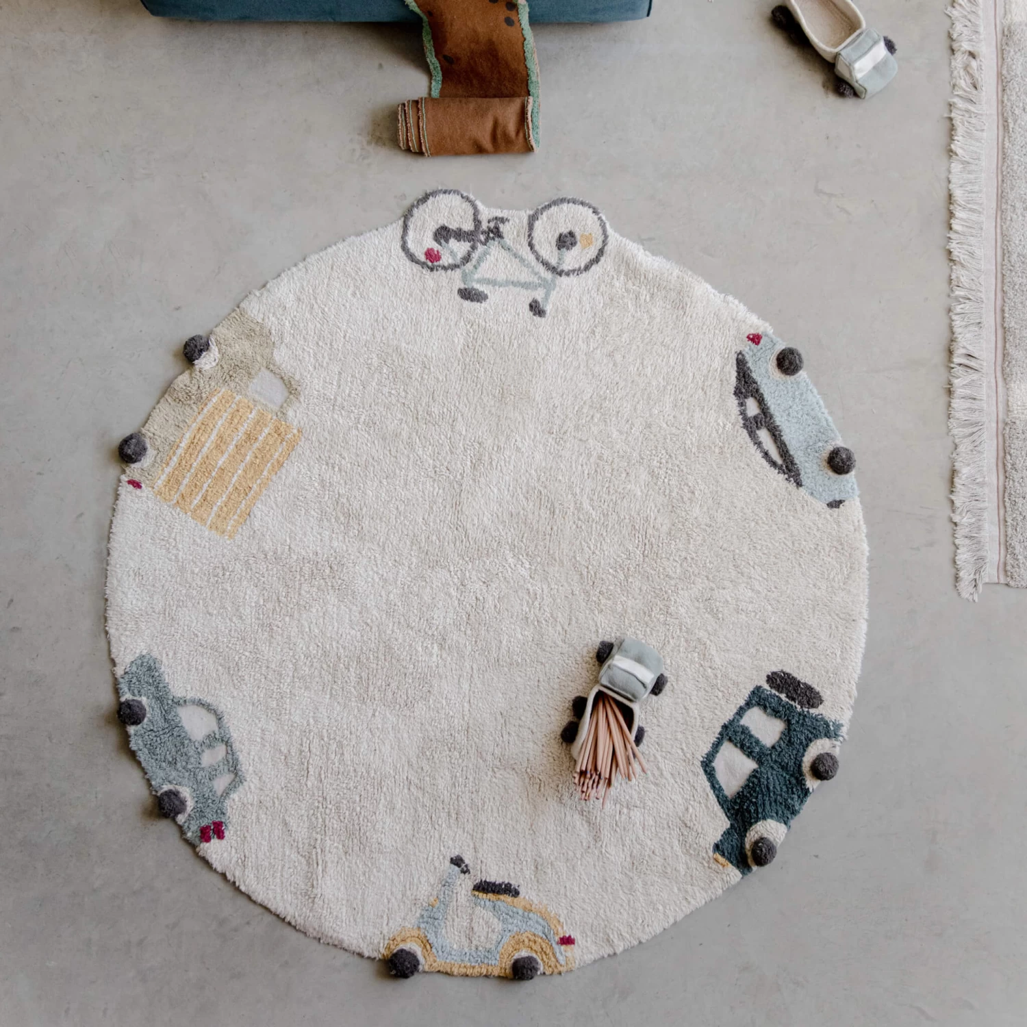 Washable Rug - Wheels(Lorena Canals Washable Rug Wheels) - Image 3