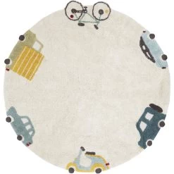 Washable Rug - Wheels(Lorena Canals Washable Rug Wheels)