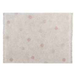 Hippy Dots Washable Rug - Nude Pink(Lorena Canals Hippy Dots Washable Rug Nude Pink)