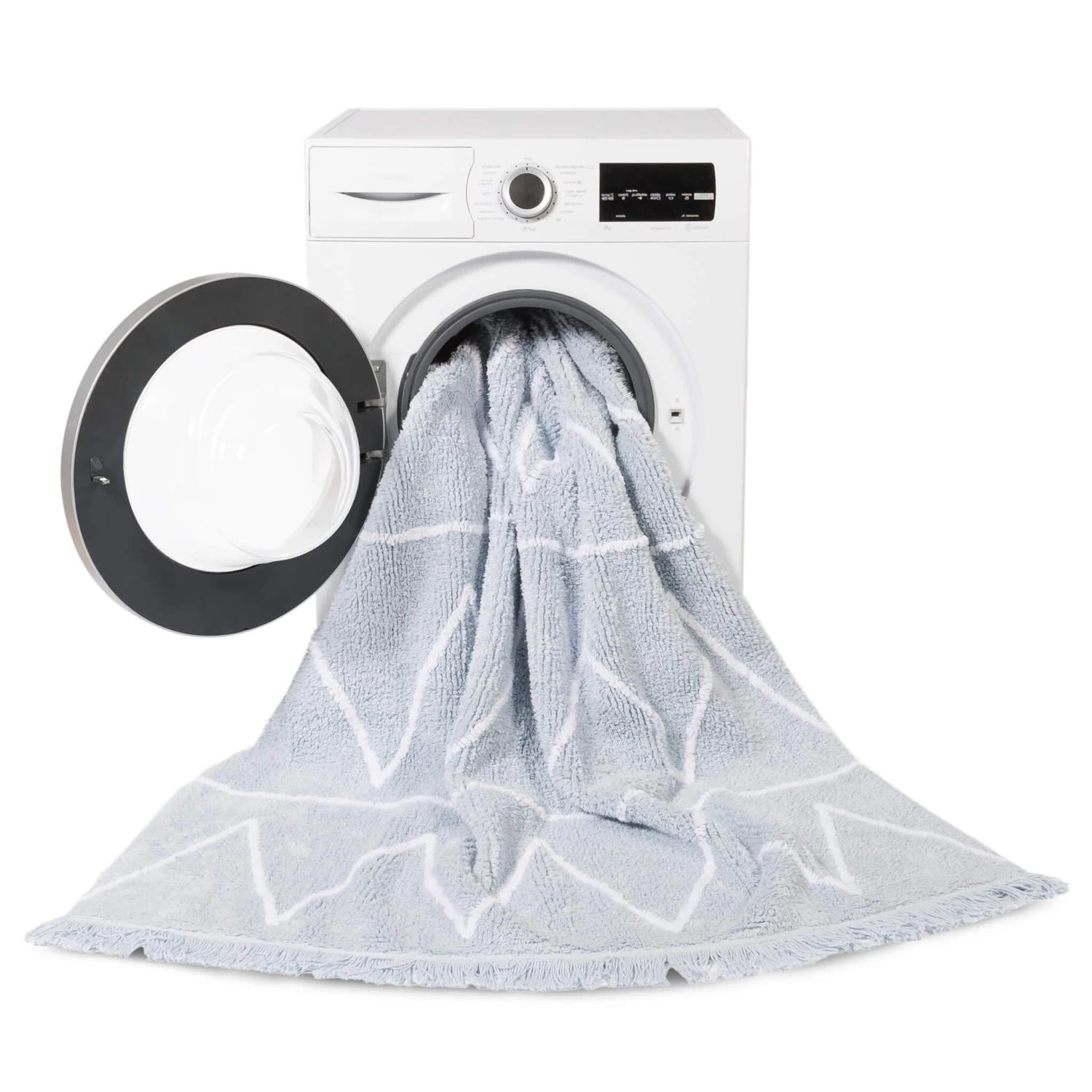 Hippy Washable Rug - Soft Blue(Lorena Canals Hippy Washable Rug Soft Blue) - Image 4