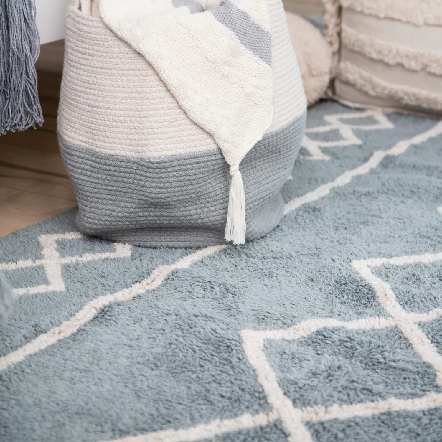 Oasis Washable Rug - Vintage Blue(Lorena Canals Oasis Washable Rug Vintage Blue) - Image 4