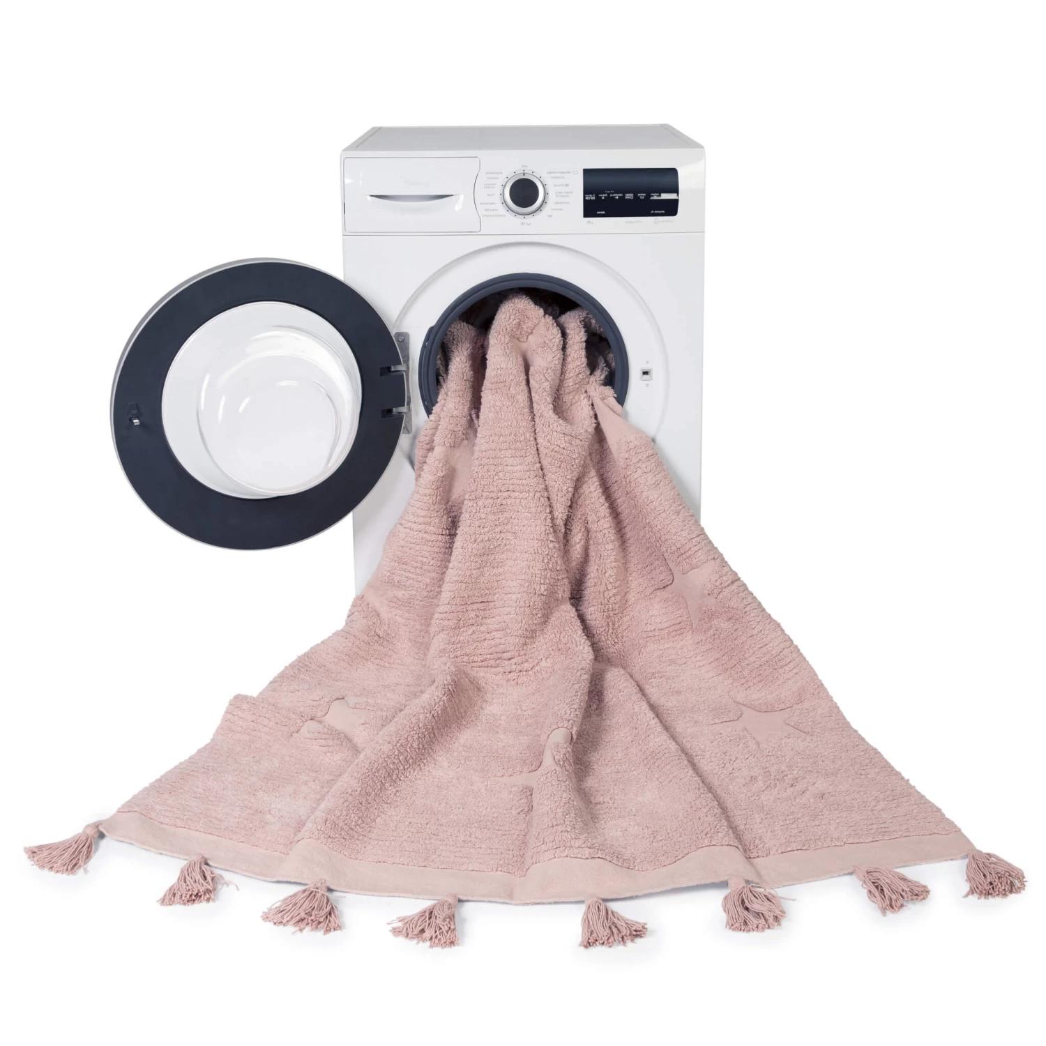 Hippy Stars Washable Rug - Vintage Nude(Lorena Canals Hippy Stars Washable Rug Vintage Nude) - Image 6