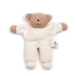 Soft Terry Animal Rattle - Bear(Nanchen Natur Brummel Soft Terry Animal Bear)