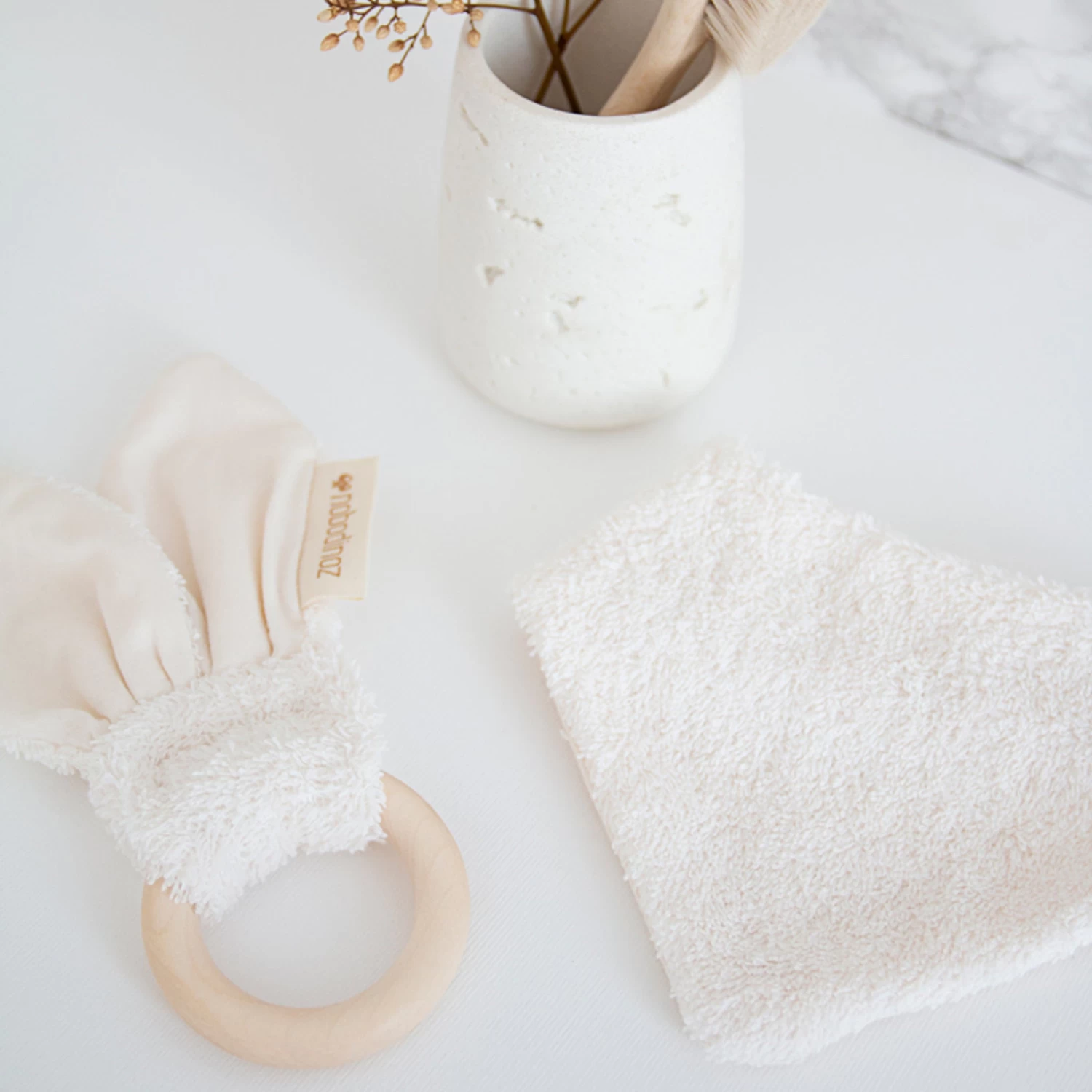 Bunny Teether - Natural(Nobodinoz Teether Cute Bunny Natural) - Image 4