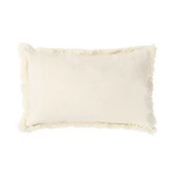 Landscape Rectangular Fringes Cushion - Natural(Nobodinoz Landscape Rectangular Fringes Cushion Natural)