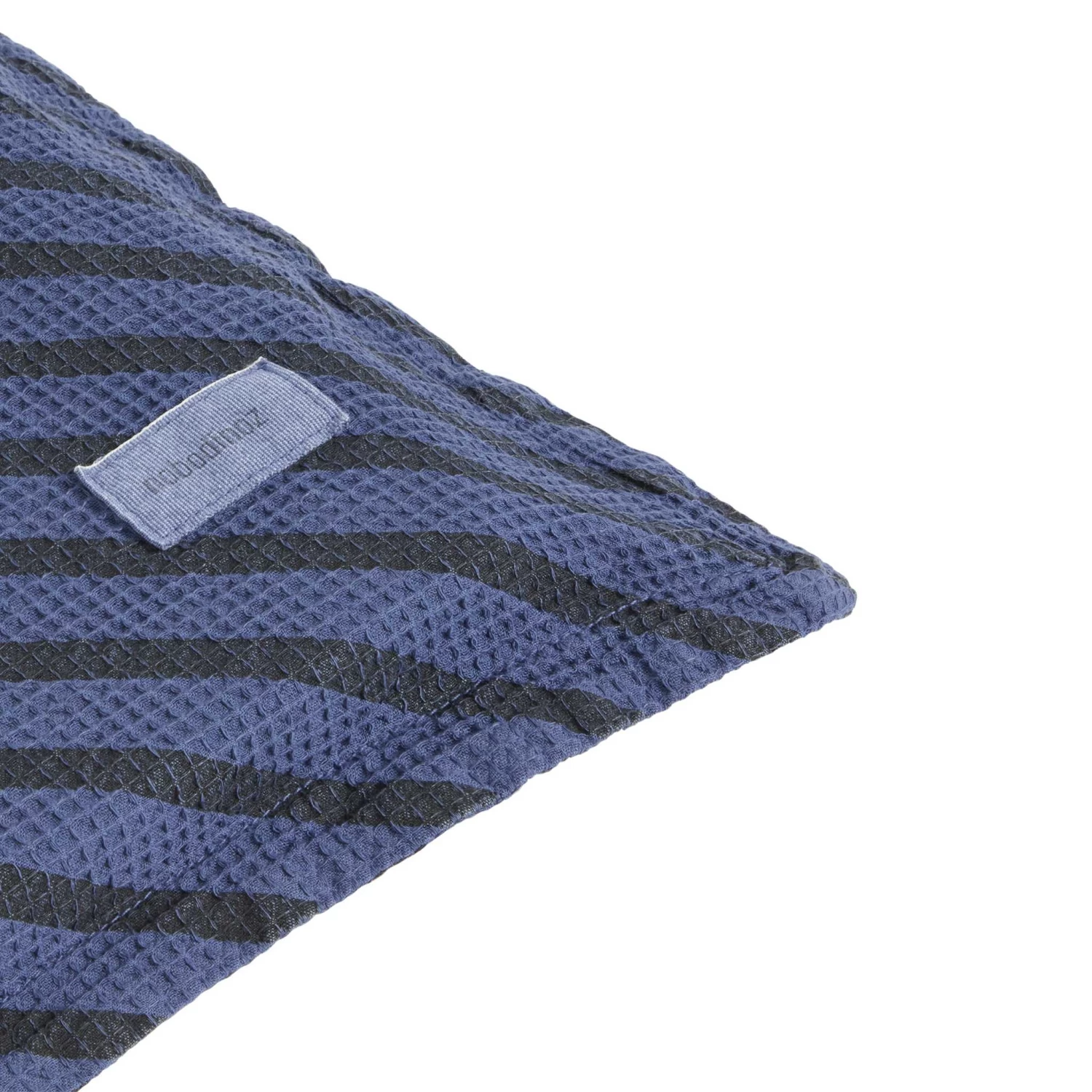 Landscape Waffle Floor Mattress - Stripes Cobalt(Nobodinoz Landscape Waffle Floor Mattress Stripes Cobalt) - Image 4