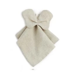 Lin Francais Butterfly Doudou - Greige(Nobodinoz Lin Francais Butterfly Doudou Greige)