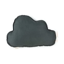 Lin Francais Cloud Cushion - Green Blue(Nobodinoz Lin Francais Cloud Cushion Green Blue)