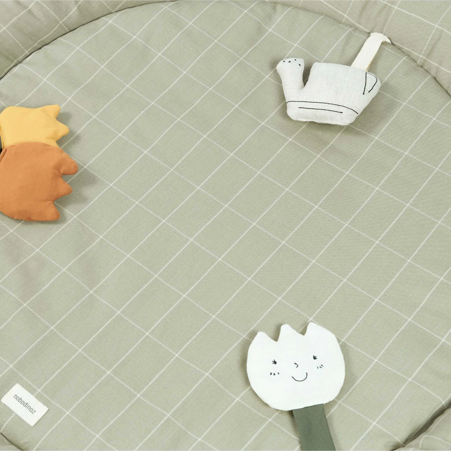 Round Baby Activity Nest - Tulips(Nobodinoz Round Baby Activity Nest Tulips) - Image 2