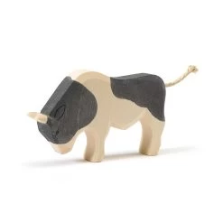 Wooden Black & White Ox(Ostheimer Wooden Toy Black White Ox)