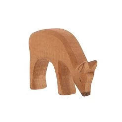 Wooden Red Deer Eating(Ostheimer Wooden Toy Red Deer Eating)