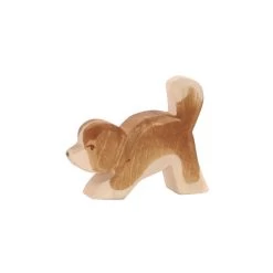 Wooden St Bernard Puppy - Head Down(Ostheimer Wooden Toy St Bernard Puppy Head Down)