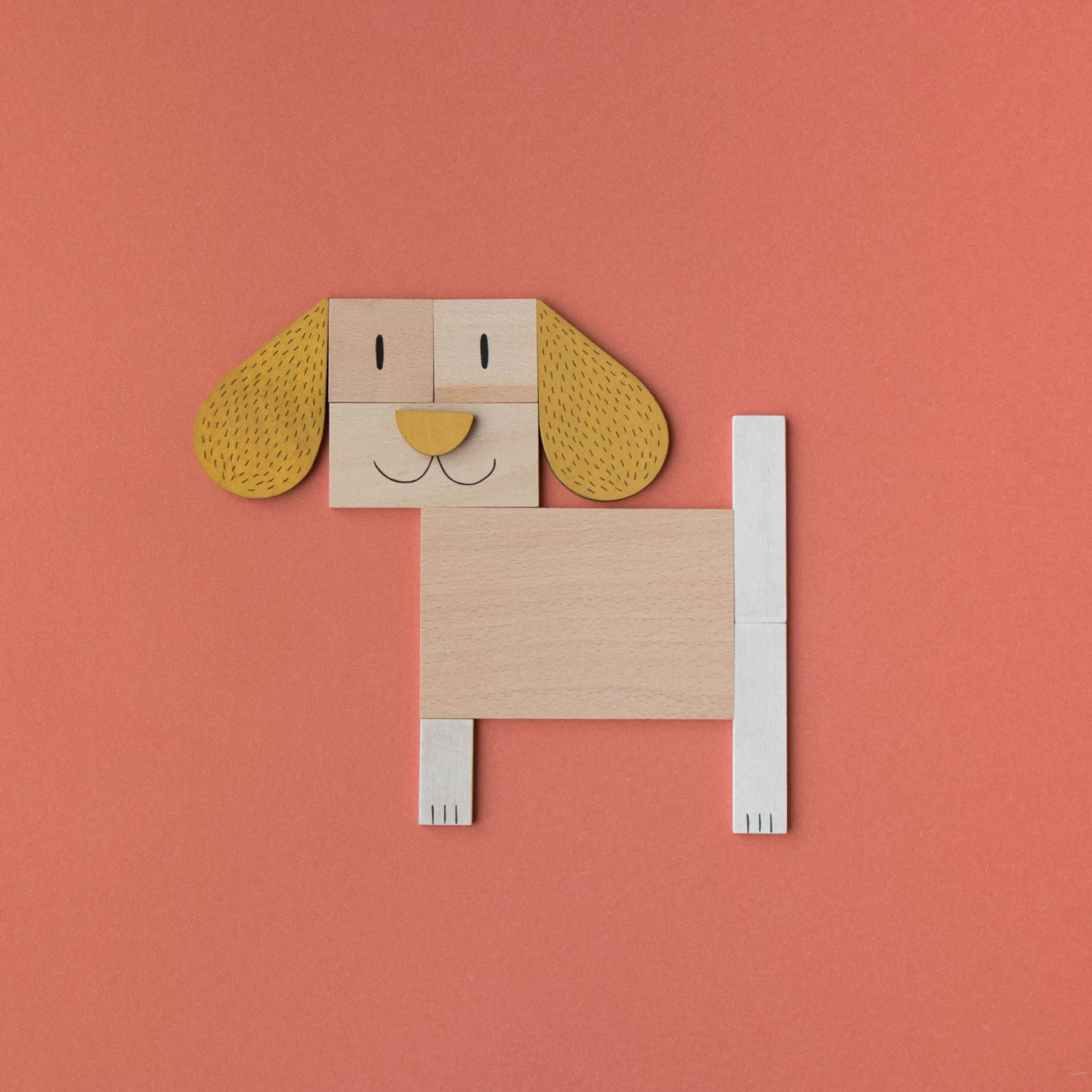 The Fox And The Mouse Tangram Game(Londji The Fox And The Mouse Wooden Tangram Game) - Image 4