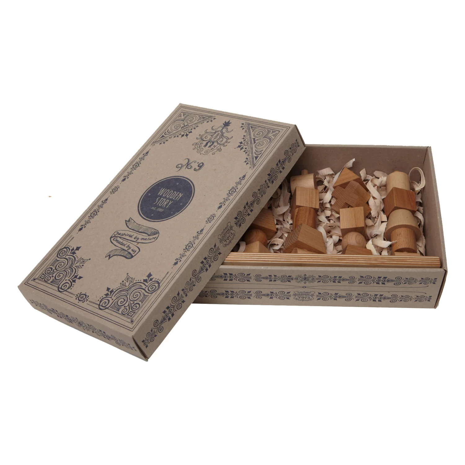 Natural Stacking Toy(Wooden Story Natural Stacking Toy) - Image 2
